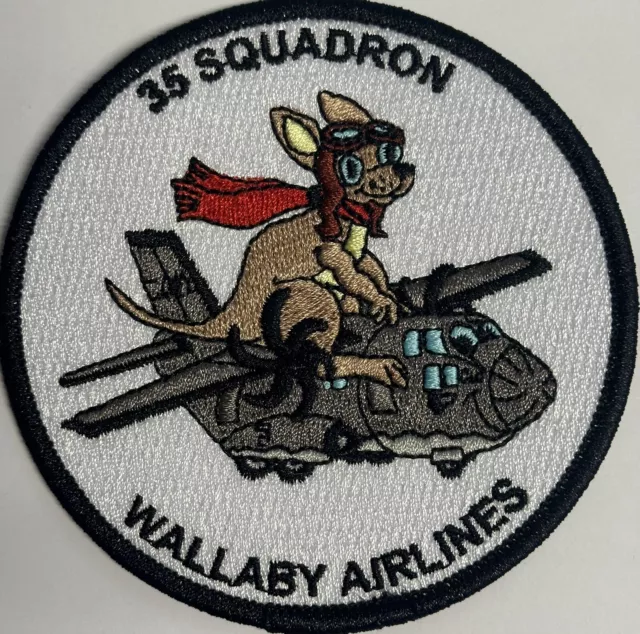 35 Squadron Wallaby Airlines RAAF Embroidered Patch