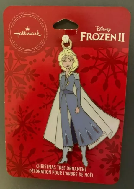 Brand New Hallmark Disney's Frozen 2 Elsa Christmas Tree Ornament