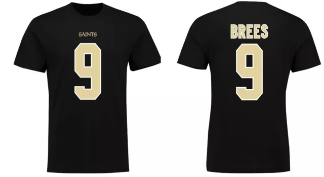NFL T-Shirt New Orleans Saints Drew Brees 9 Redburn NN5 Football Trikot Jersey