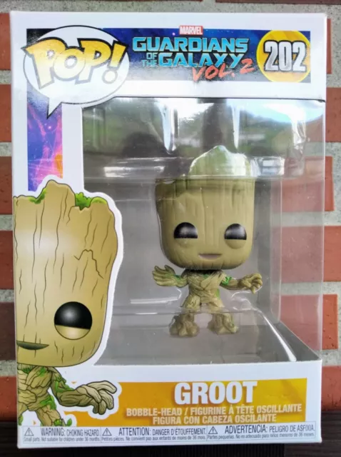 Funko Pop! Gardiens de La Galaxie Vol. 2 #202 : Groot Figurine De Marvel