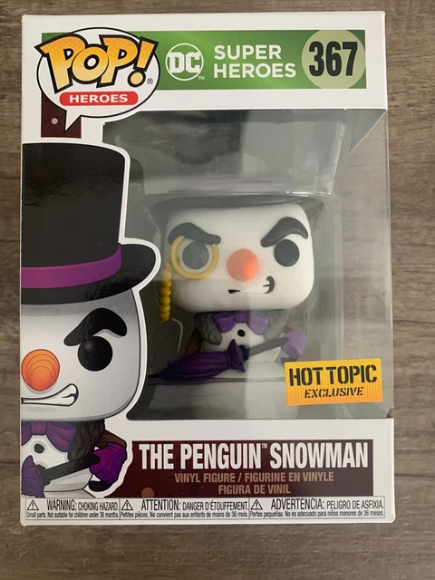 Funko POP! DC Heroes **THE PENGUIN SNOWMAN** #367 Hot Topic Exclusive Figure