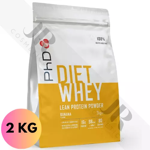 PhD Nutrition Diet Whey Protein Powder | For Fat Loss | BANANA FLAVOUR - 2kg