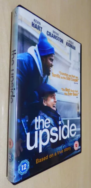 The Upside [true story] DVD – Kevin Hart, Nicole Kidman & Bryan Cranston.