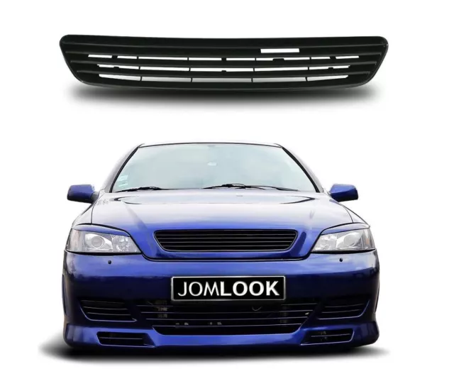 FOR OPEL ASTRA G Grille Sports Grill Grille Front Grill without Emblem  Black $139.76 - PicClick AU