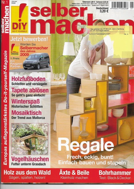 DIY! Zeitschrift SELBER MACHEN 1/2009 Bauanleitung VOGELHÄUSCHEN