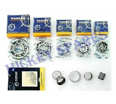 Vespa Bearing Kit Complete Nrb Px Pe Stella T5 Star Lml Scooters 125 150 200 Exp