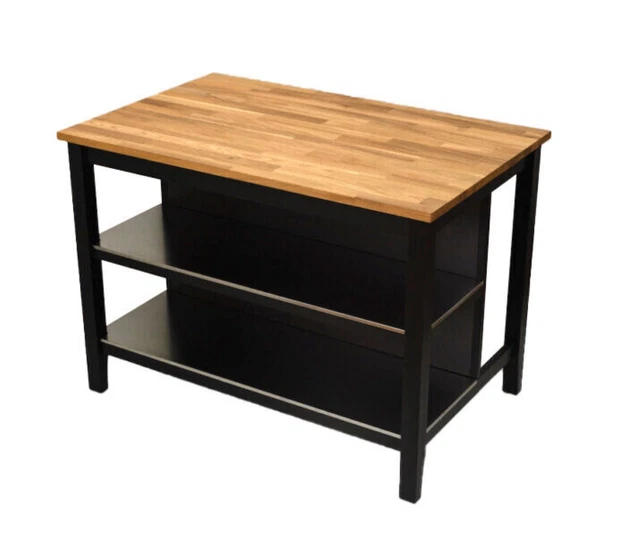 IKEA STENSTORP KITCHEN Island / Breakfast Bar with Stainless Steel