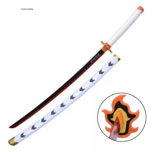 Katana In Bamboo Di Kyojuro Rengoku Dall’anime  Demon Slayer Giocatollo