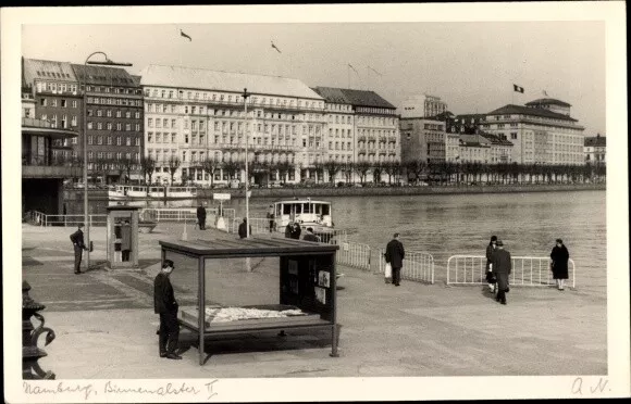 Ak Hamburg Mitte Altstadt, Binnenalster - 10737219