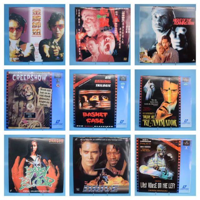 Laserdisc Filme FSK 18 Sammlung viel Auswahl einzeln Auswählen 2