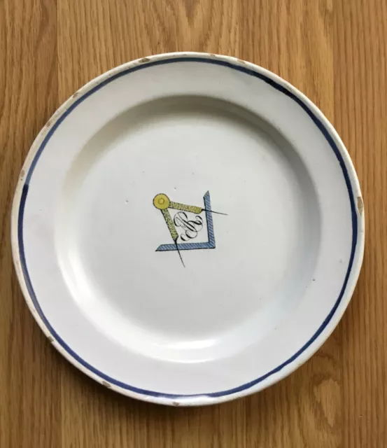 Assiette Ancien faïences 18ème Antique