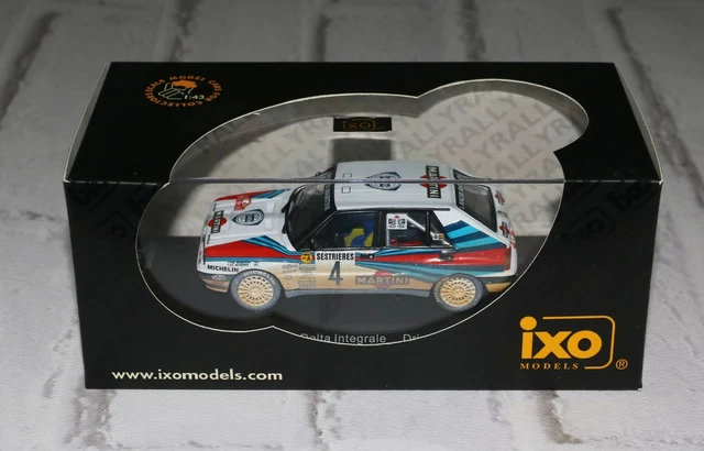 Miniature 1/43 - Lancia Delta Integrale HF 16V - Rallye Sanremo 1989 - Miki Biasion - Modélisme