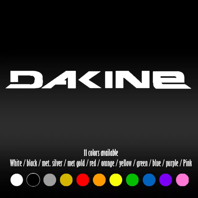 6" Dakine Snowboard Ski Bike Diecut Bumper Car Diecut Vinyl Decal sticker