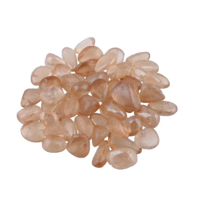 Bergkristall Tangerine Aura Kupfer bedampft 1 kg Trommelsteine 2-3cm``Mineralien