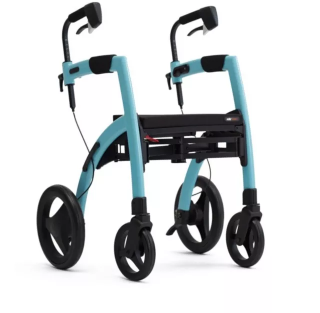 Rollz Motion Andador Silla De Ruedas Caminador Wheelchair Rollator Blue Small 3