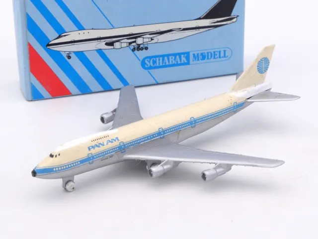 Schabak 1/600 Boeing 747 B Pan Am Pan American #901/7 Avec Sa Boite 2