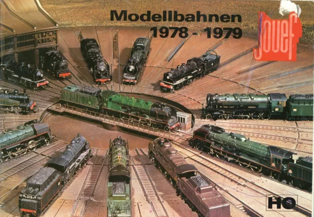 Jouef Prospekt 1978 1979 maqueta de ferrocarril maqueta catálogo está dañado