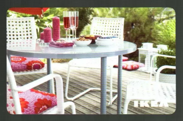 IKEA ( France ) Outdoor Patio 2008 Gift Card ( $0 )