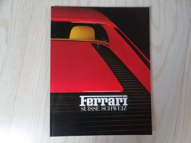 Catalogue Gamme Ferrari Suisse Tres Bon Etat