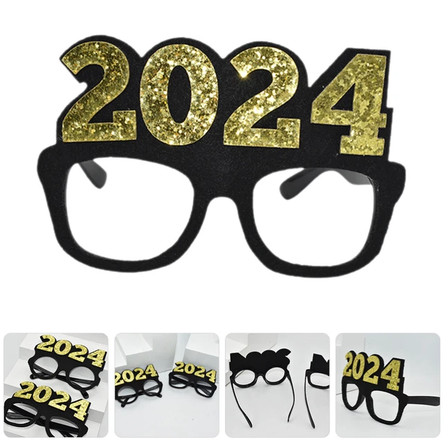 2025 NEW YEARS Glasses Graduation Photo Booth Props Decorate £5.39