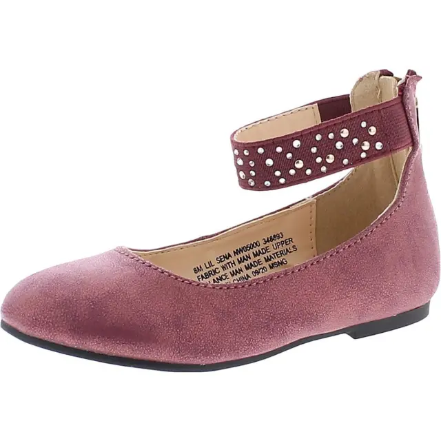 Nine West Girls Lil Sena Red Ballet Flats Shoes 9 Medium (B,M) Toddler BHFO 9451