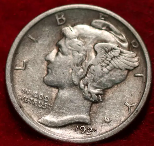 1920 Philadelphia Mint Silver Mercury Dime