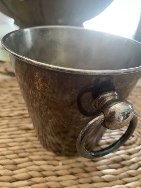 Small Silver plate Bucket 3
