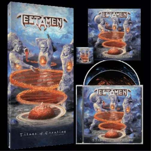 Testament Titans of Creation (CD) Limited  Album with Blu-ray