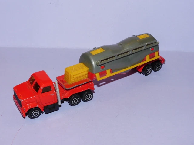 Camion Avec Remorque Majorette Trans USA - Échelle 1/87 - Série 600 Vintage France