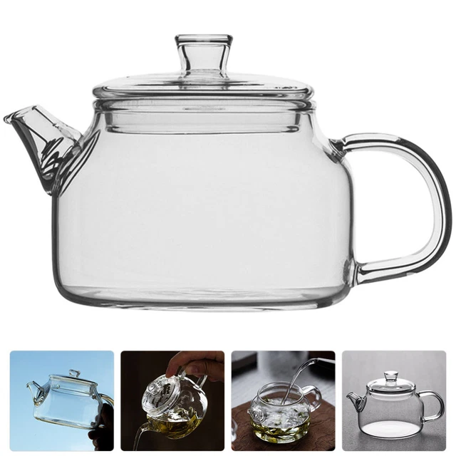 Stovetop Tea Pot Glass Tea Kettle Teapot Loose Leaf Tea Pot Stainless Steel
