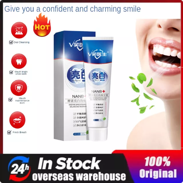 2024 Nuevo Smile Doctor SP-4 Probiótico Blanqueamiento Rápido Pasta de Dientes Balance 100 g❥