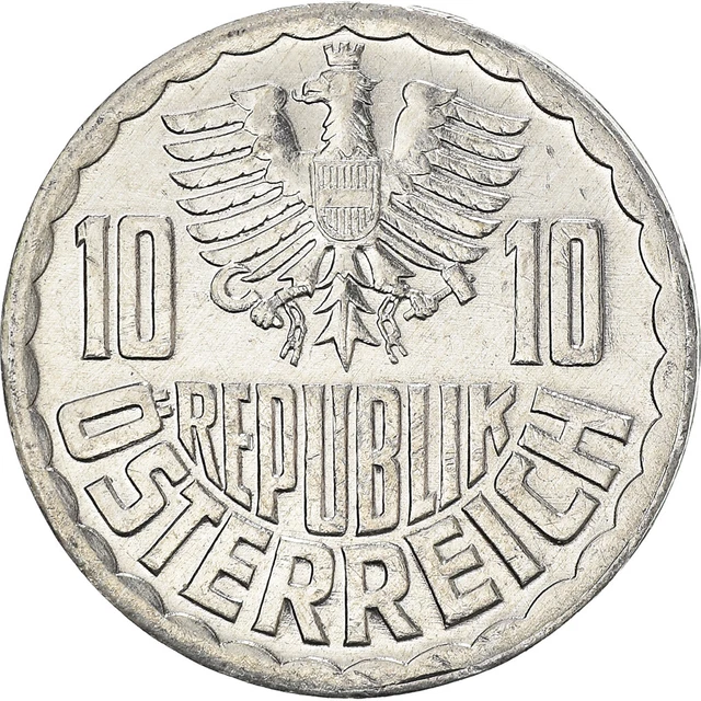 [#958406] Coin, Austria, 10 Groschen, 1984, Vienna, VF, Aluminum, KM:2878