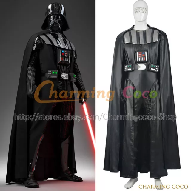 Star Wars Anakin Skywalker Darth Vader Cosplay Costume Amazing Full Set Outfit
