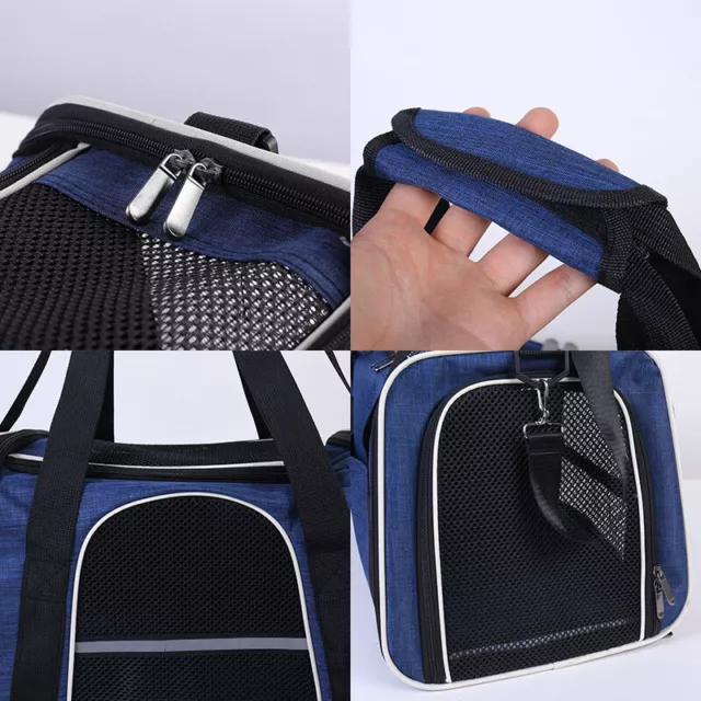 Portable Breathable Car Pet Bag Foldable Cat Bag Multi-functional Pet Backpack