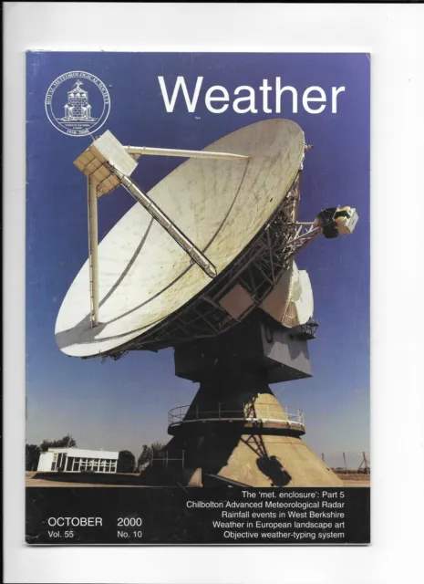 'Wetter' Magazin herausgegeben von der Royal Meteorological Society Oktober 2000