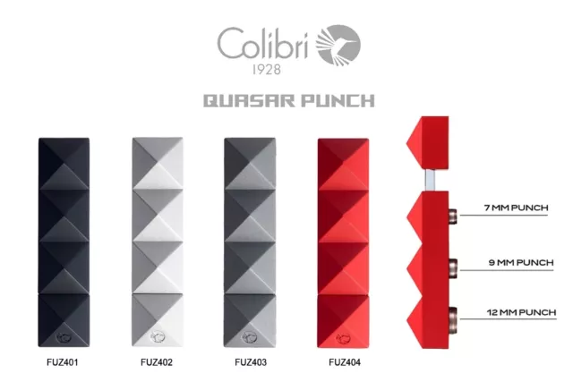 Bucasigari Forasigari A Tre Lame Colibri Quasar Punch Matellic 3 Blades Fuz401