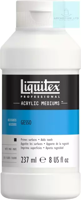 Liquitex Profi Acrylmedium für Acryl- und Ölfarbe, weiß Gesso 473