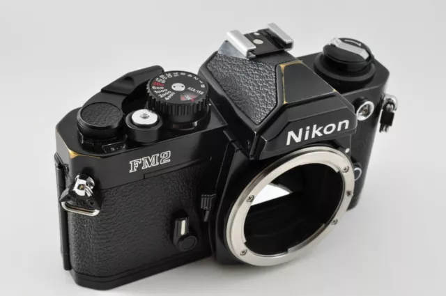 " Casi Mint " Nikon Nuevo FM2 FM2N Negro 35mm Película Cámara SLR Body De Japón 3