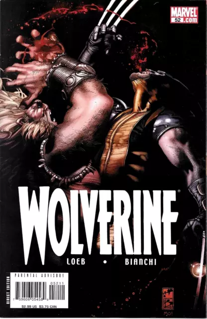 WOLVERINE #52 #53 & #54 (VOL 3) vs SABRETOOTH MARVEL 2007 SEHR GUTER/NM 1. DRUCKE 3