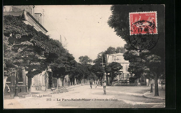 CPA Le Parc-Saint-Maur, Avenue de l'Echo 1909