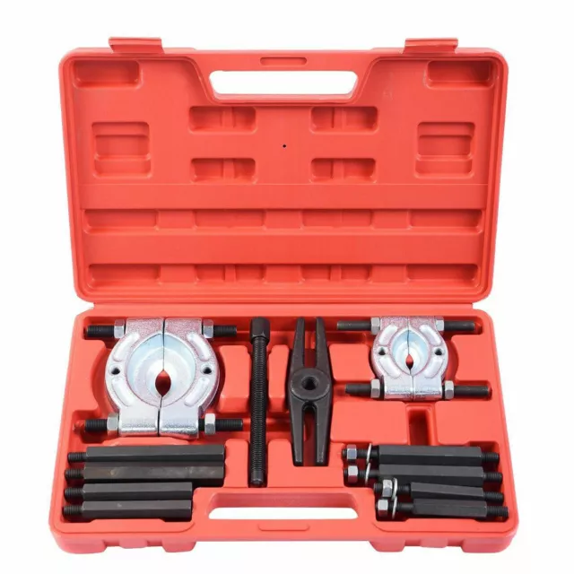 12 pcs Bearing Splitter Remover Gear Puller Kit Wheel Separator Fly Set Box New 3