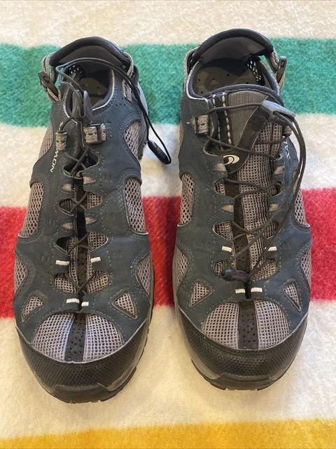 Mens Salomon Techamphibian Water Shoe Gray 8 EUC