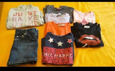Lotto stock t-shirt maglietta gonna shorts Barbie OVS bimba bambina 3/4 anni 