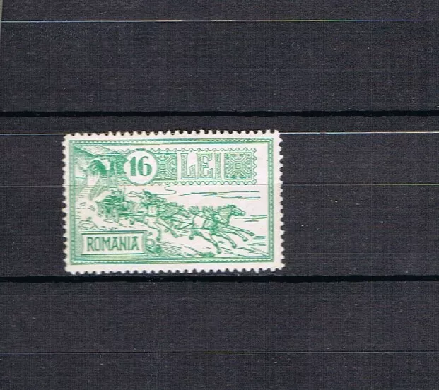 Rumanien 1932 Freimarke 457 Pferde/Postkutsche ungebraucht/MLH