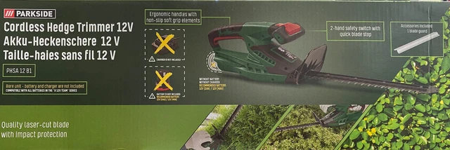 PARKSIDE® TAGLIASIEPI A batteria"" PHSA 12 B1"", 12 V #H2LO 5715 EUR 29