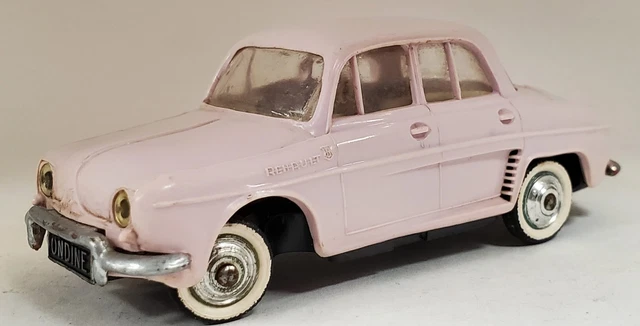 RENAULT ONDINE BLANC ROSE SERVO DIRECTION NOREV 1/43 SANS BOITE