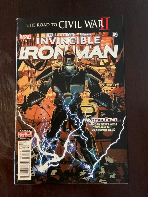 Invincible Iron Man #9 (2016) 1St Printing 1St Full Riri Williams Appearance