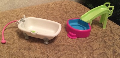 Vintage Fisher Price Loving Family Home for Holidays Christmas Dollhouse, Extras 11