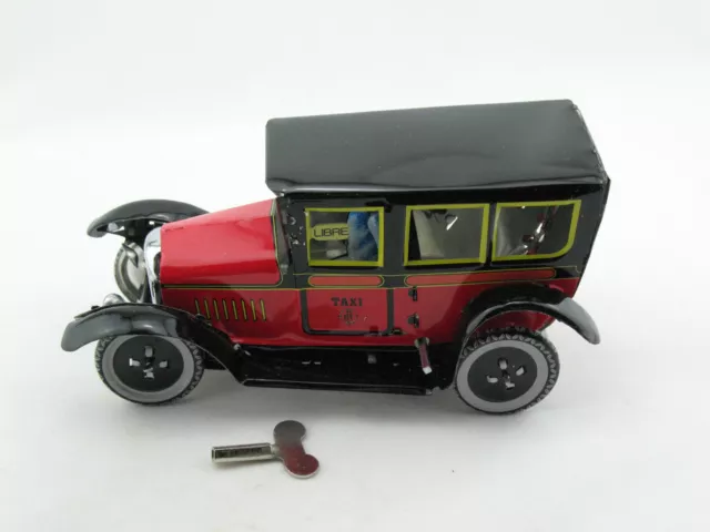 Blechspielzeug - Oldtimer Taxi, rot  5740805