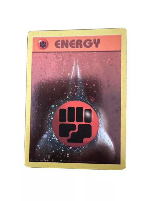 Fighting Energy Reverse Holo League Promo 2002 Pokemon card NM